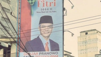 Baliho Ganjar Pranowo Sebagai Capres Bertebaran, Netizen Anggap Bawaslu Mendadak Tuna Netra
