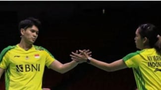 Laga Perdana Thailand Open 2023, Ganda Campuran Indonesia Ganyang Malaysia
