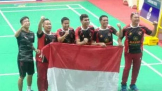 Tim Bukutangkis Indonesia Persembahkan Medali Emas Pertama di ASEAN Para Games 2023