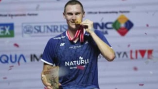 Indonesia Open 2023: Ginting Gagal Juara, Axelsen Raja Bulutangkis Dunia Sabet Hattrick
