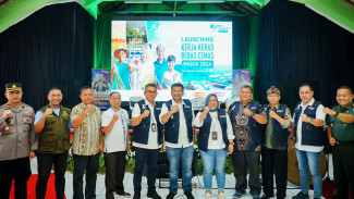 BPJS Ketenagakerjaan Launching Program KKBC Masuk Desa di Tanjungsari Sumedang