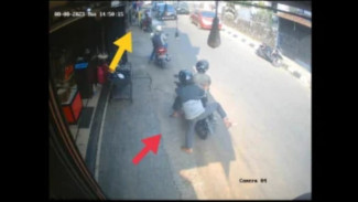 Bak Supermen, Seorang Pengendara Misterius Berhasil Gagalkan Aksi Pembegalan di Garut