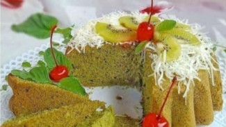 Resep Sajian Bolu Bayam, Bikin Anak Anda Ketagihan