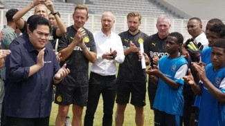 Tanggapan Erick Thohir Soal Coaching Clinic yang Digelar Borussia Dortmund