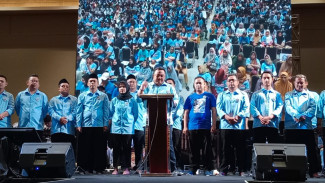 Dihadiri Ribuan Peserta, RUMI Gelar Panggung Budaya Sabtu Biru Ceria Prabowo-Gibran