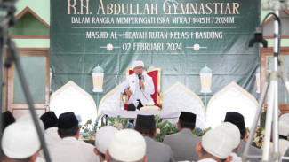 Tausyiah Isra Miraj, Aa Gym Ajak WBP Rutan Kelas I Bandung untuk Ikhlas dan Beramal Soleh