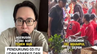 Aksi Anarkis Pendukung Ganjar di Kedai Kopi, Barista Sampai Kena Pukul
