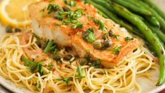 Makanan Restoran Bintang Lima, Chef Devina Hermawan  Bagikan Cara Mudah Membuat Fish & Pasta Pletter