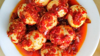 Resep Telur Balado Pedas, Lauk Sederhana yang Selalu Jadi Andalan di Meja Makan