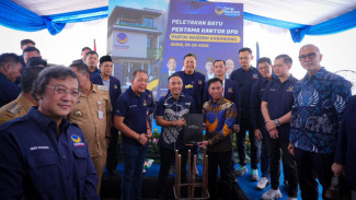 Partai Nasdem Bangun Kantor Baru di Kabupaten Karawang