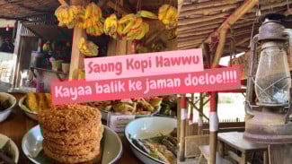 Kuliner Viral di Kuningan Ini Usung Konsep Rumah Desa Tempo Dulu