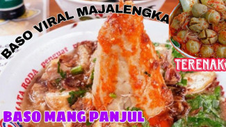 Bakso Panjul Majalengka Viral dengan Cabe Rawit Ekstrem, Berani Coba?