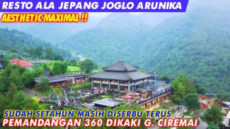 Resto Jepang di Kaki Gunung Ciremai Ini Viral Karena Suasana Joglo Estetik!