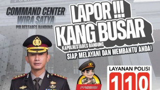 Lapor Kang Busar, Cara Cepat Polrestabes Bandung Bantu Rakyat