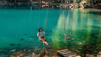 Rekomendasi Wisata Terbaik di Jawa Barat, Telaga Biru Cicerem Jawabannya
