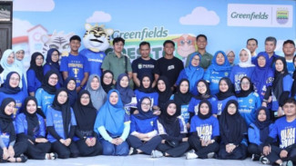 Persib Bandung Goes to School ke SDN 056 Garuda Dadali, Febri Ikut Hadir
