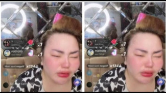 Tak Hadir Saat Pengumuman Hasil Tes DNA, Ternyata Lisa Mariana Live Tiktok