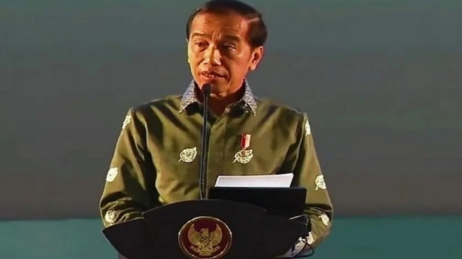 Presiden Jokowi di peringatan Hari Pers Nasional 2023