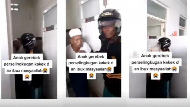 Anak gerebek ibu kandung selingkuh dengan kakek