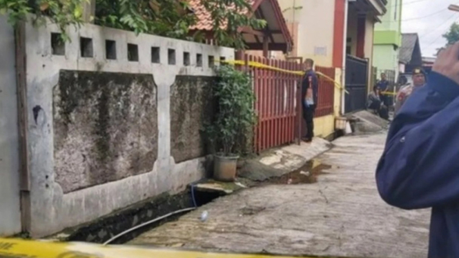 Lokasi penemuan 2 mayat diduga dicor di Bekasi