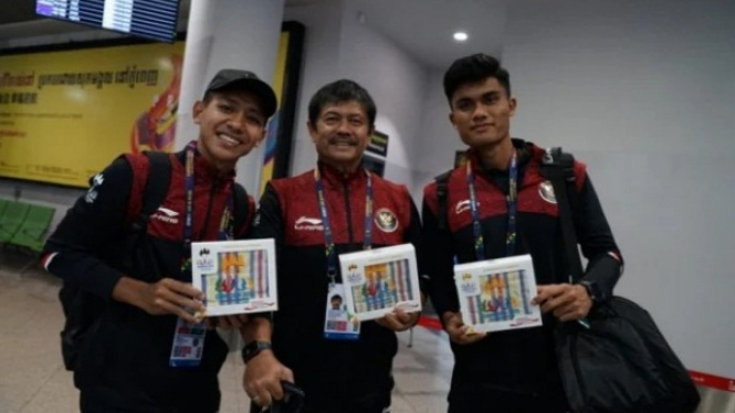 Timnas Indonesia U-22 tiba di Kamboja