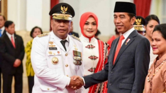 Gubernur Maluku Murad Ismail dan Jokowi