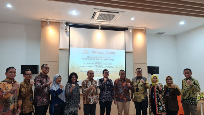 Kolaborasi Pos Indonesia dan Bank BRI