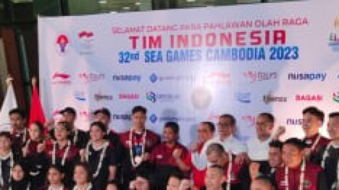 NOC Indonesia Sambut Kedatangan Atlet SEA Games 2023