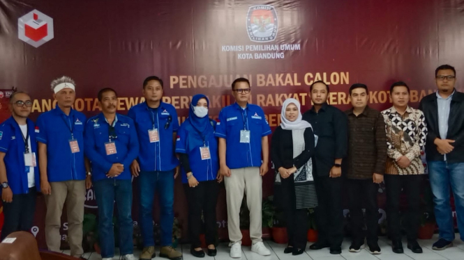 Pendafataran Bacaleg Demokrat Kota Bandung