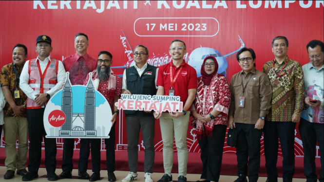 Kertajati-Kuala Lumpur resmi beroperasi