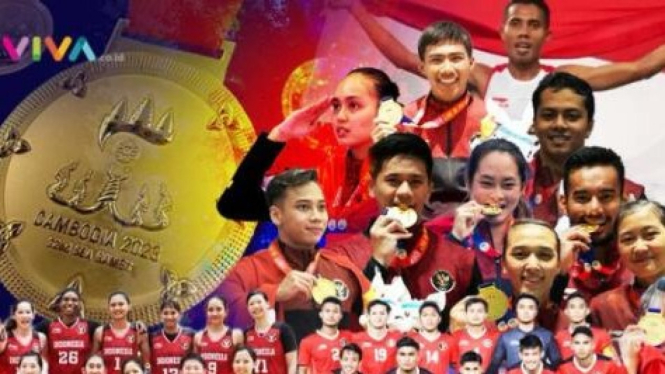 Daftar Atlet Indonesia Penyumbang Emas di SEA Games Kamboja