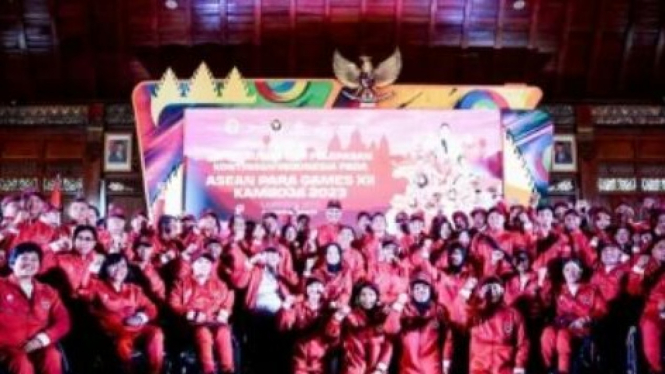 Pengukuhan dan Pelepasan Kontingen ASEAN Para Games 2023 Kamboja