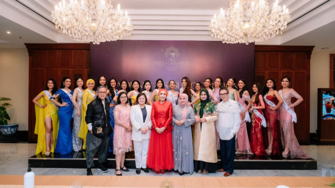 Para Finalis Miss Universe Indonesia Jawa Barat 2022