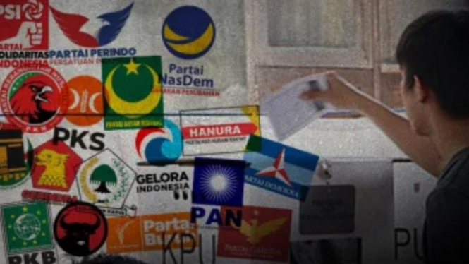 Ilustrasi Logo Parpol Peserta Pemilu 2024