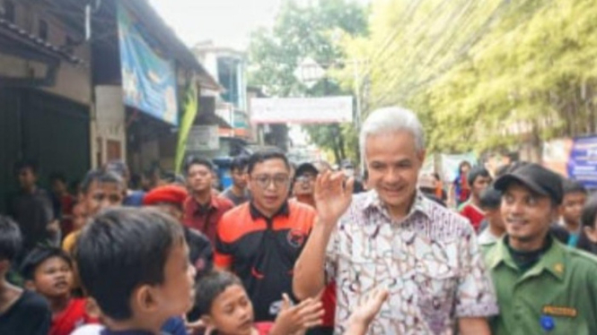 Ganjar Pranowo blusukan ke Jakarta utara