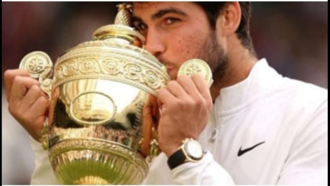 Petenis nomor 1 dunia, Carlos Alcaraz  juara Wimbledon 2023