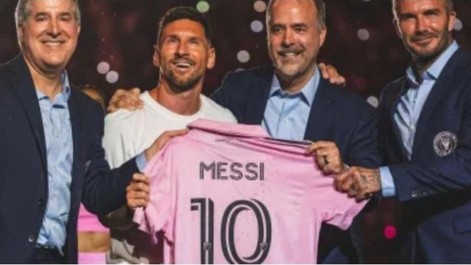 Lionel Messi diperkenalkan Inter Miami