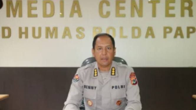 Ketua Bidang Humas Polda Papua Kombes Pol. Ignatius Benny Ady Prabowo
