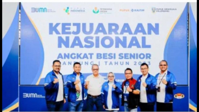 Kejurnas Angkat Besi Senior 2023 di Bandung