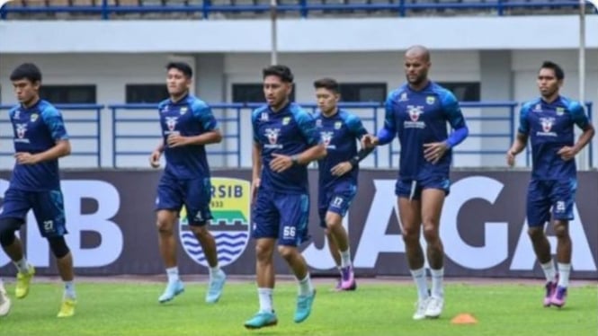 Persib Bandung jalani sesi latihan