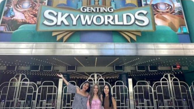 Marischka Prudence, Kadek Arini & Windy Iwandi di Genting Skyworlds