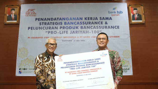 Bank BJB Syariah dan Generali Indonesia luncurkan program Jariyah 100