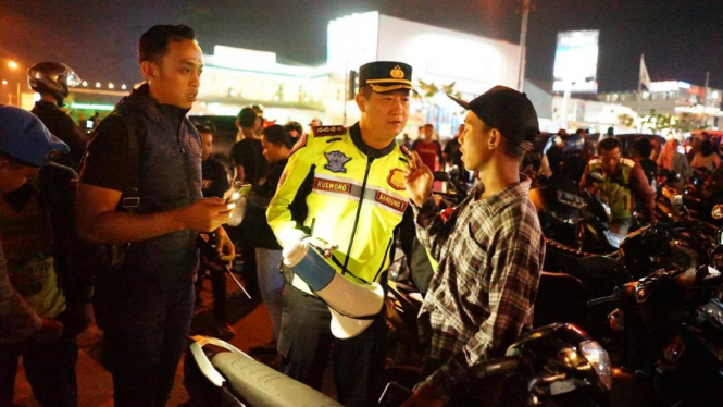 Polresta Bandung gelar patroli malam
