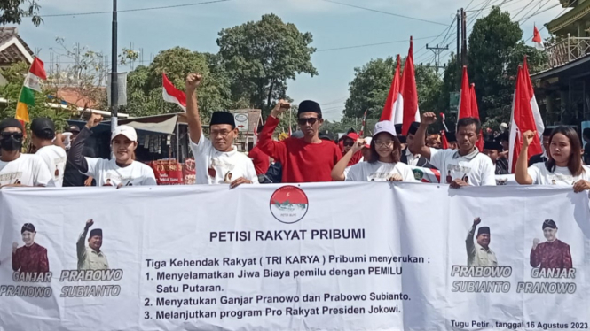 Petir Bumi serukan pemilu satu putaran