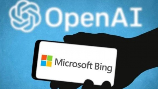 Ilustrasi Aplikasi Sosmed, OpenAI & Microsoft Bing