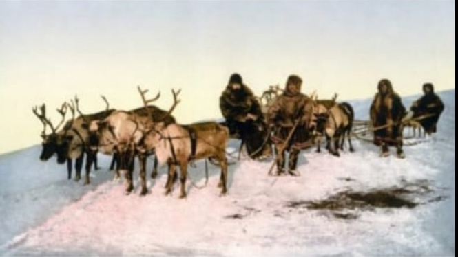 Ilsutrasi Orang Eskimo