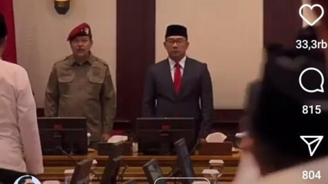 Gubernur Jawa Barat, Ridwan Kamil Terima Pembacaan Ikrar Pejabat NII