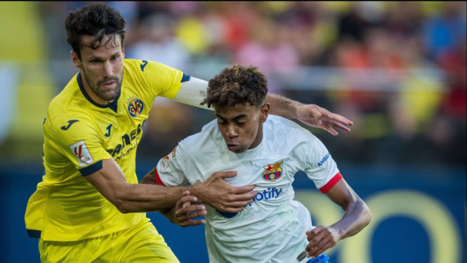 Lamine Yamal, Duel Villarreal vs Barcelona