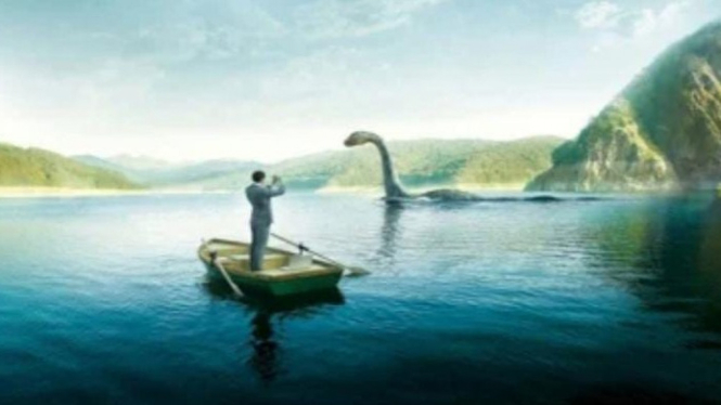Ilustrasi Monster Loch Ness