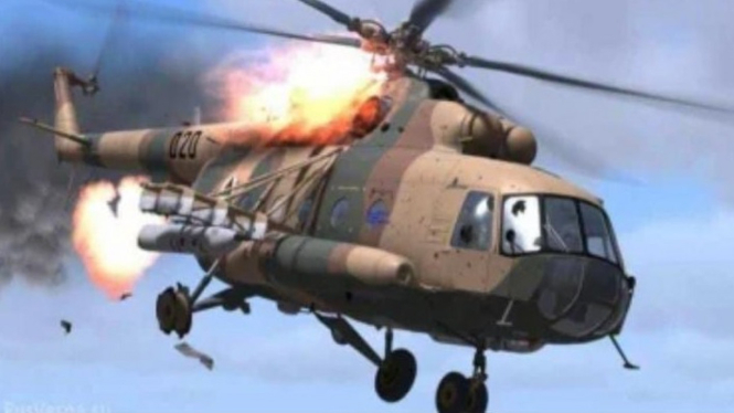 Konflik Rusia vs Ukraina, Helikopter Mil Mi-8 Militer Ukraina